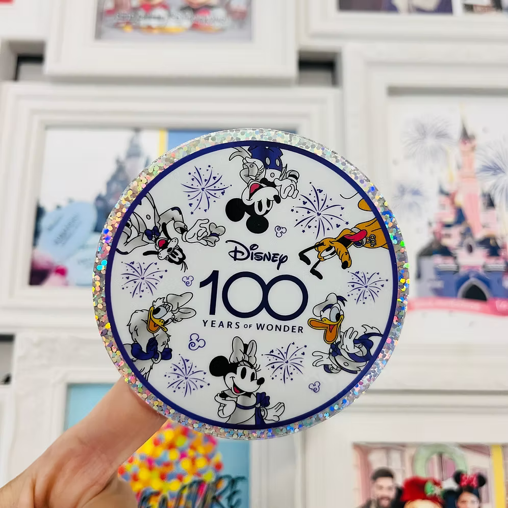 Pegatina Glitter 100 Aniversario Mickey Mouse y Amigos