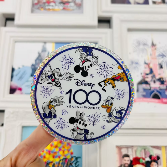 Pegatina Glitter 100 Aniversario Mickey Mouse y Amigos