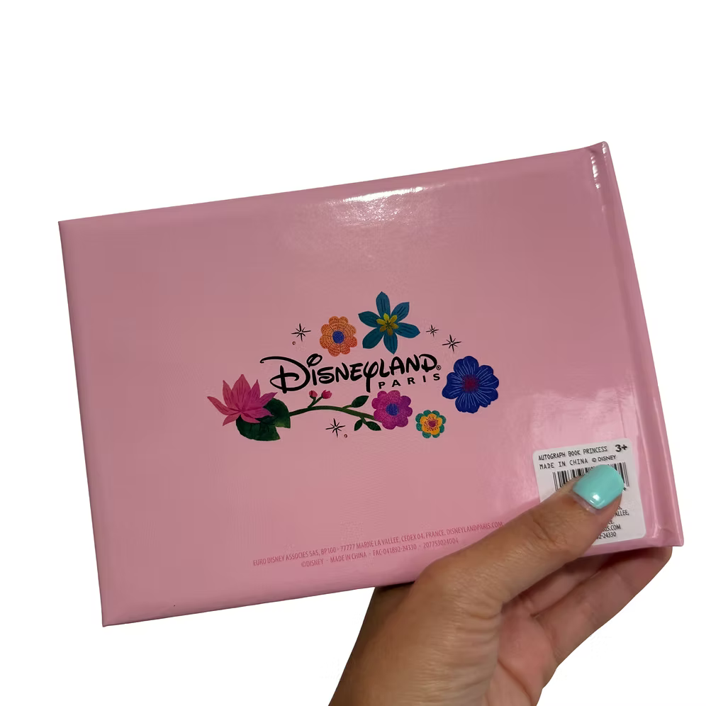Set Libro de firmas y fotos Princesas Disneyland Paris