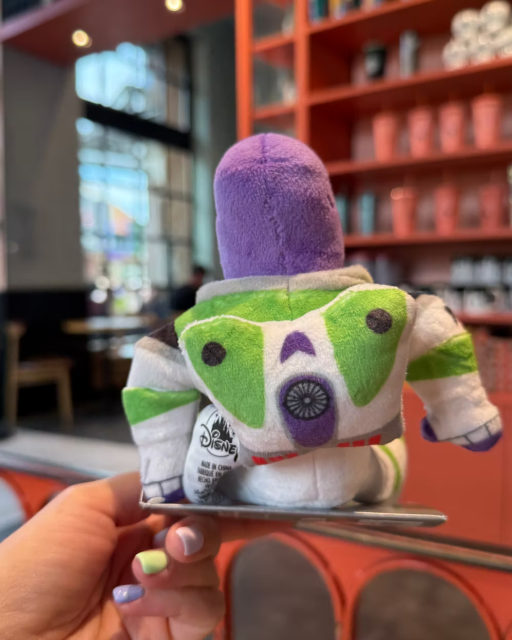 Peluche Buzz Lightyear hombro Disneyland Paris