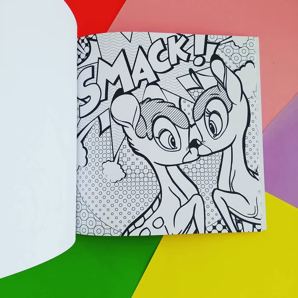 Libro para colorear Pop Art Disney Hachette Héroes