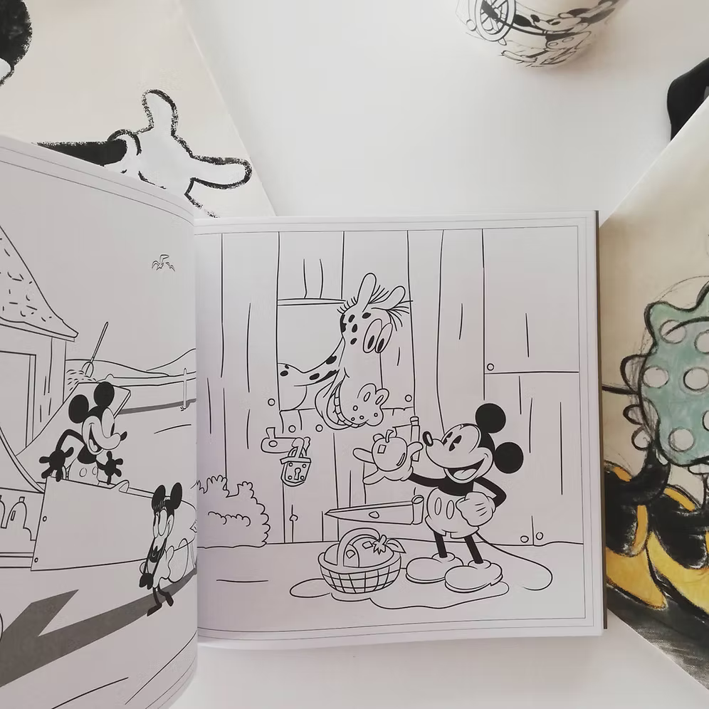 Libro para colorear Disney Vintage Arteterapia