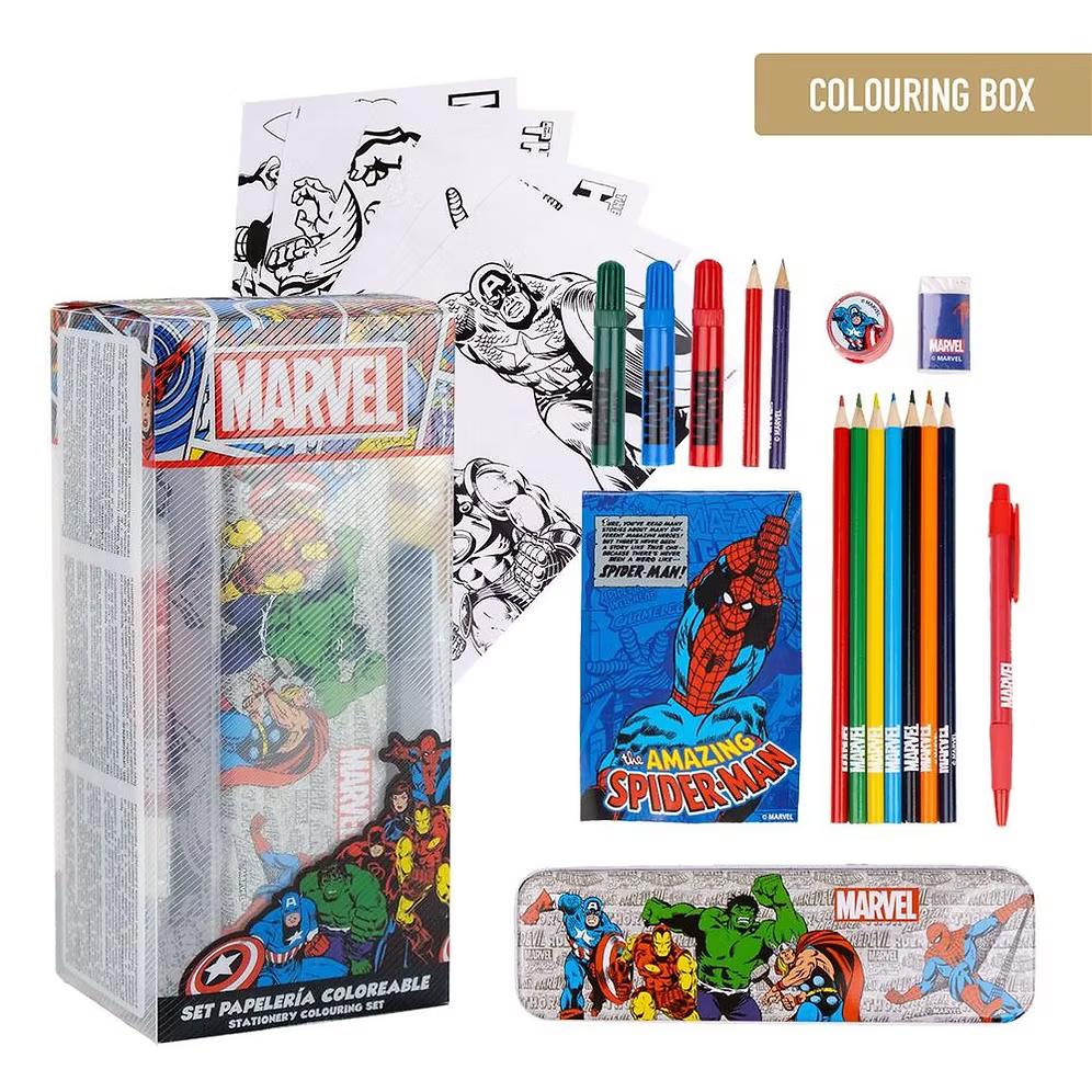 Set papeleria Marvel