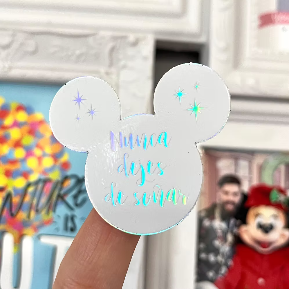 Pegatina Nunca dejes de soñar Mickey Mouse
