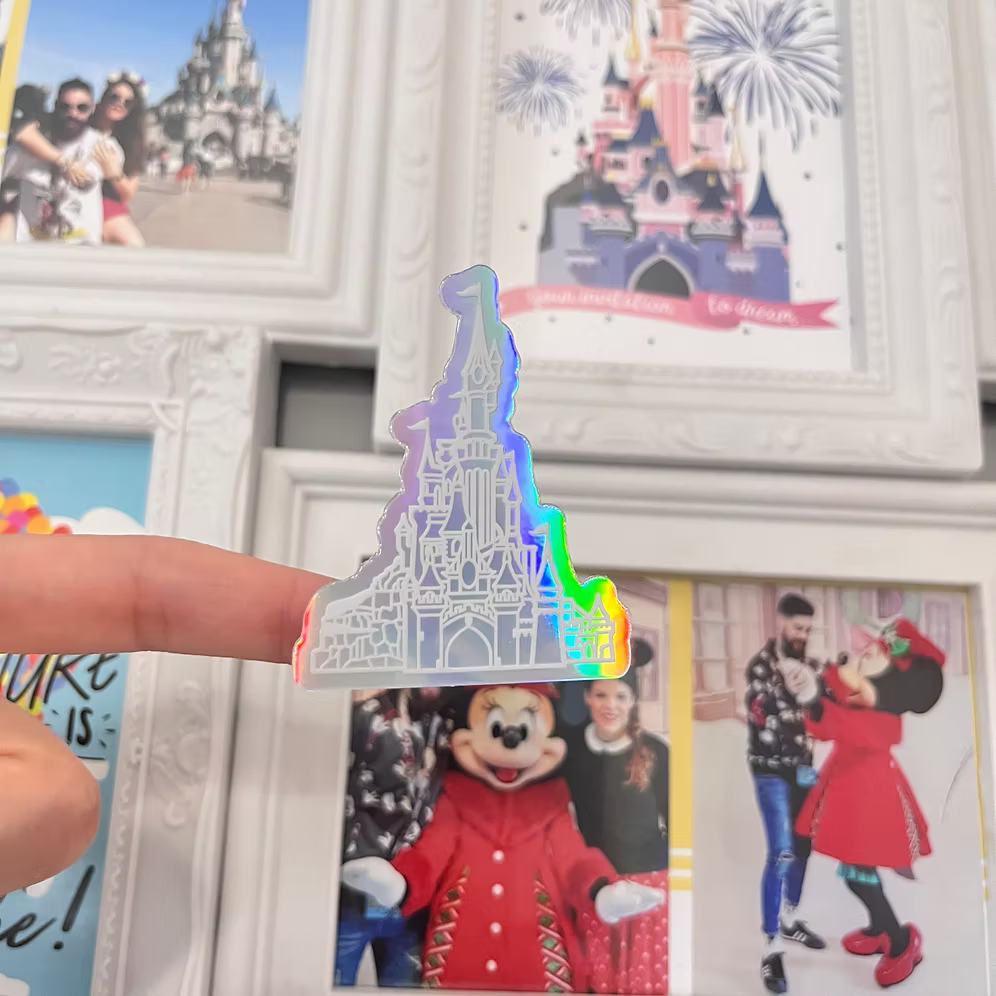 Pegatina Holografica Castillo Disneyland Paris