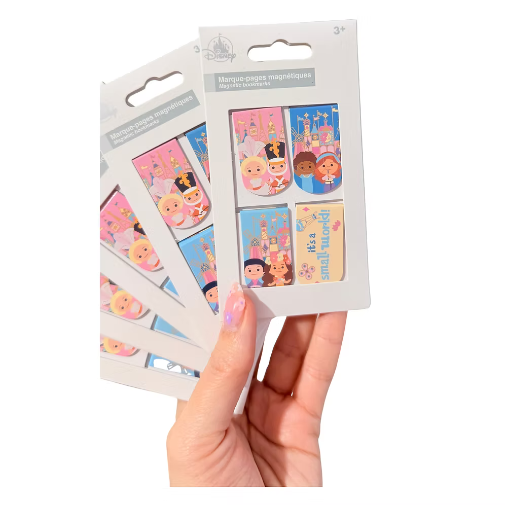 Set 4 Marcapaginas Small World Disneyland Paris