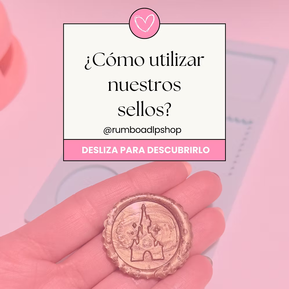 Sello Lacre Corazones Wax Seal