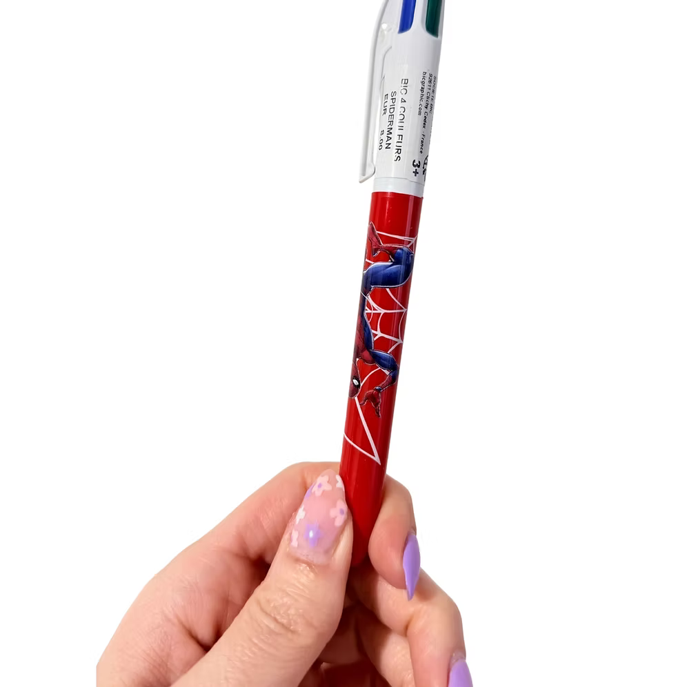 Boligrafo Bic Spiderman Marvel Disneyland Paris