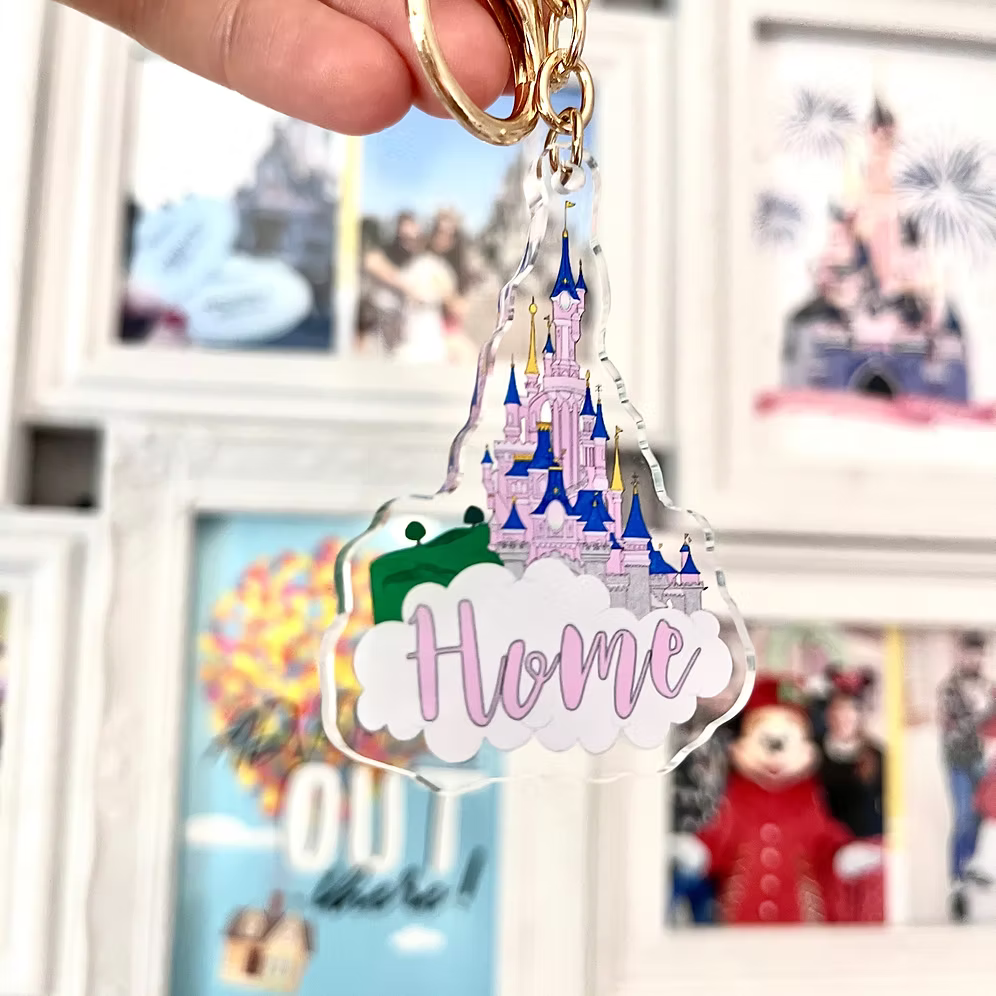 Llavero o adorno Castillo con Magia Home