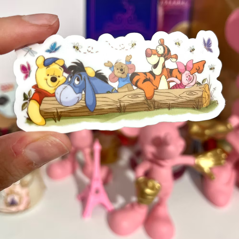 Pegatina Winnie the Pooh y amigos