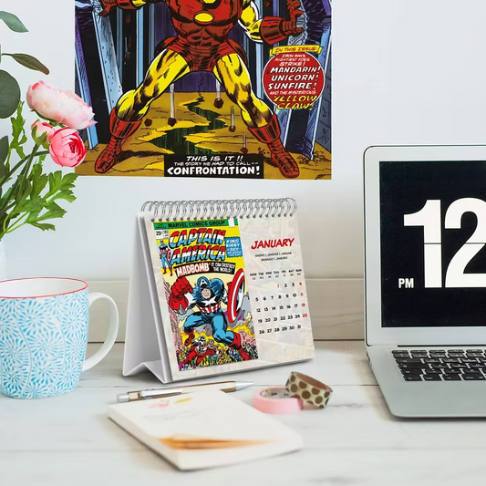 Calendario de escritorio Marvel 2026