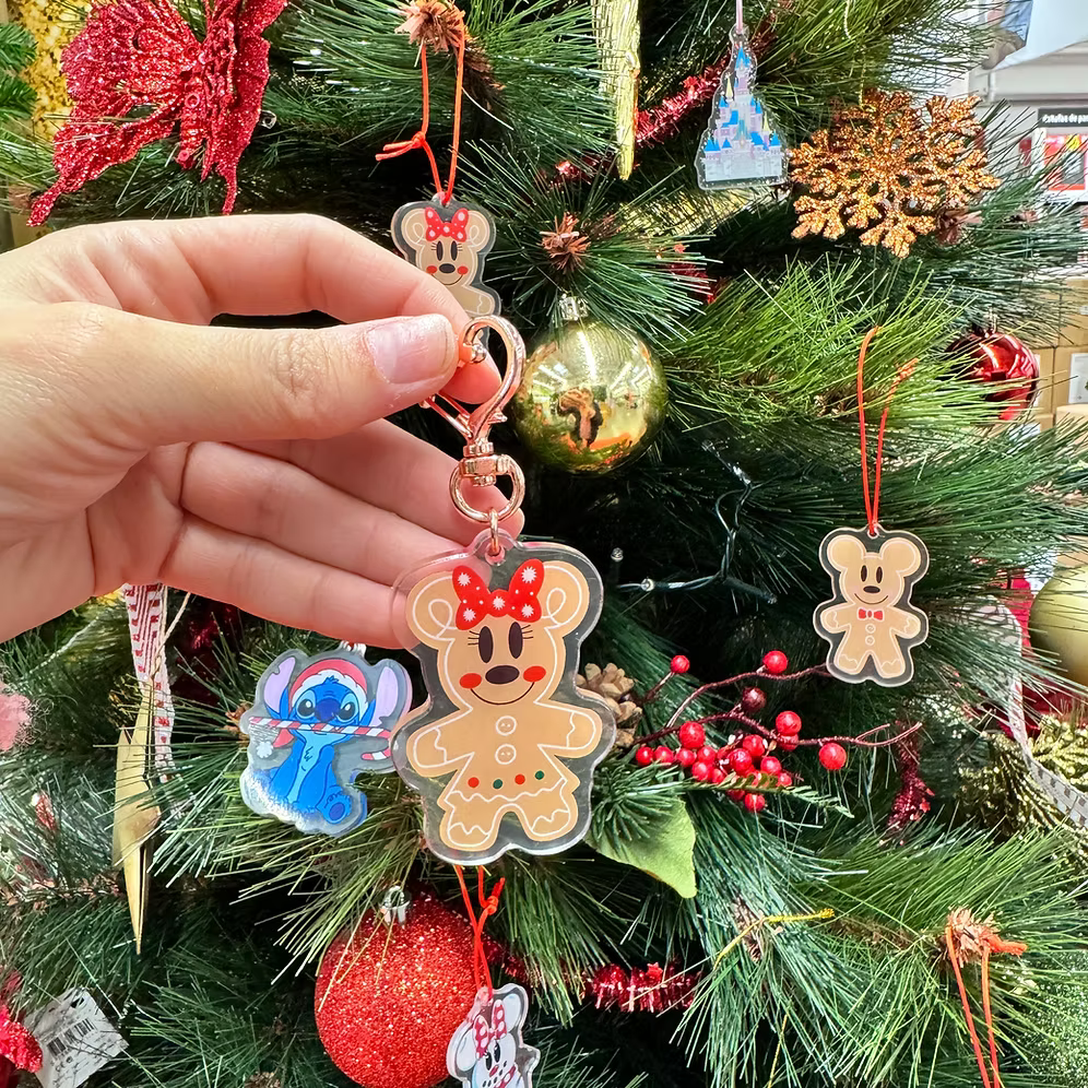 Llavero o adorno galleta Minnie Navidad