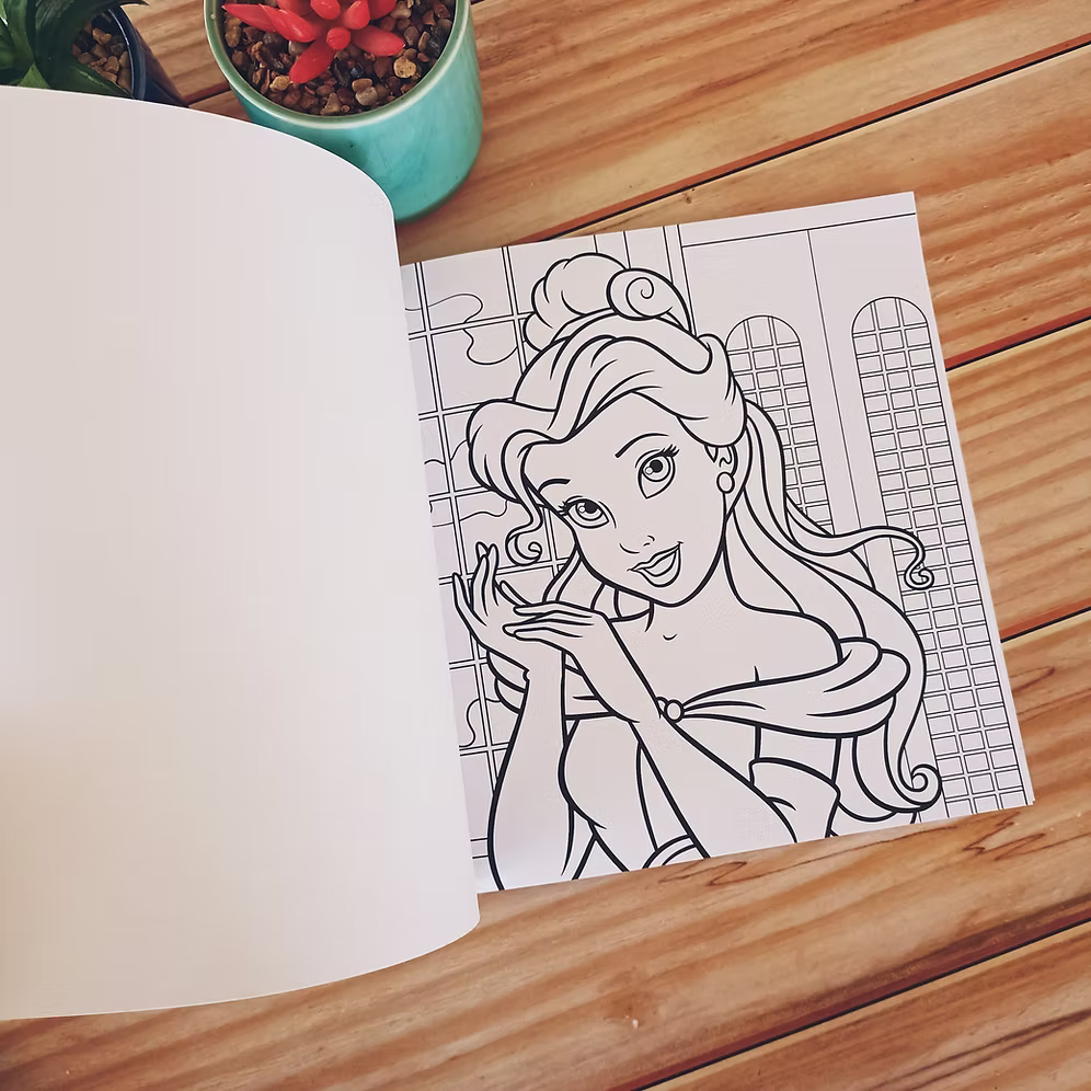 Libro para colorear Retratos Disney Arteterapia Hachette Heroes