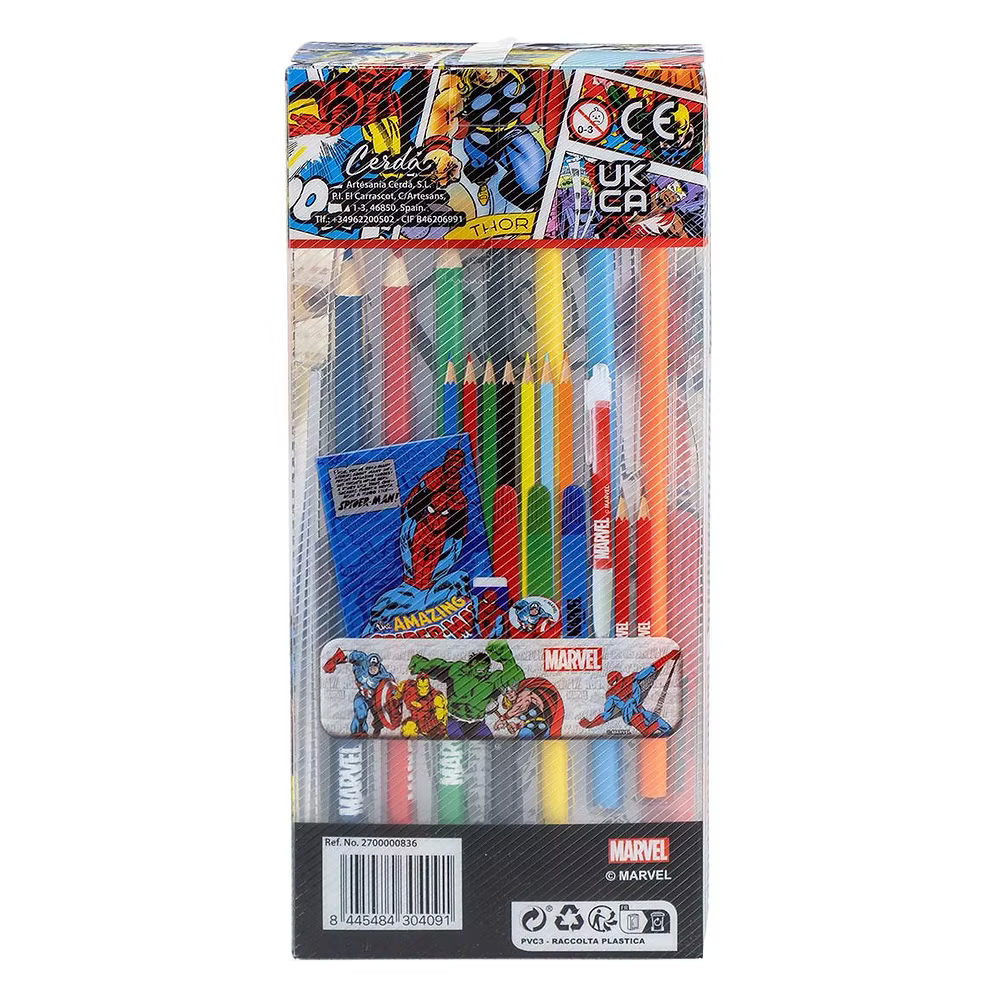 Set papeleria Marvel