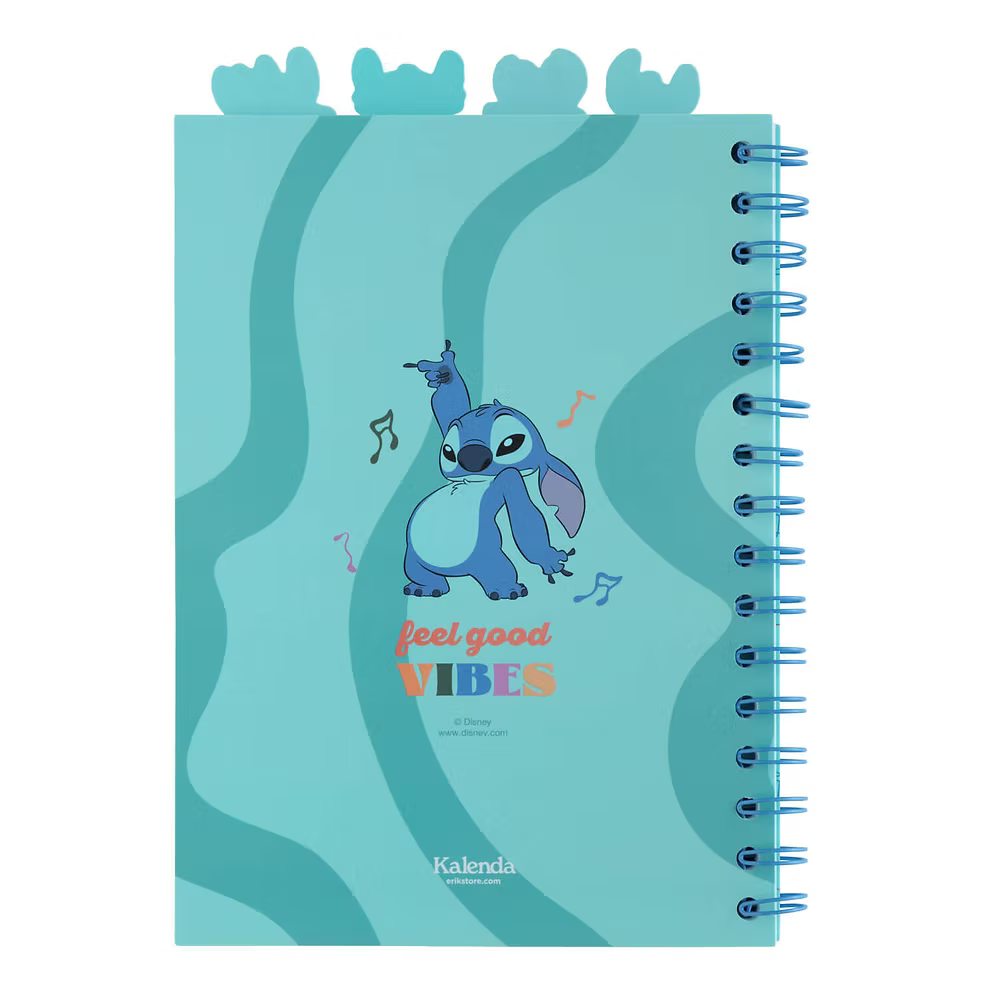 Cuaderno A5 Stitch Waves Disney