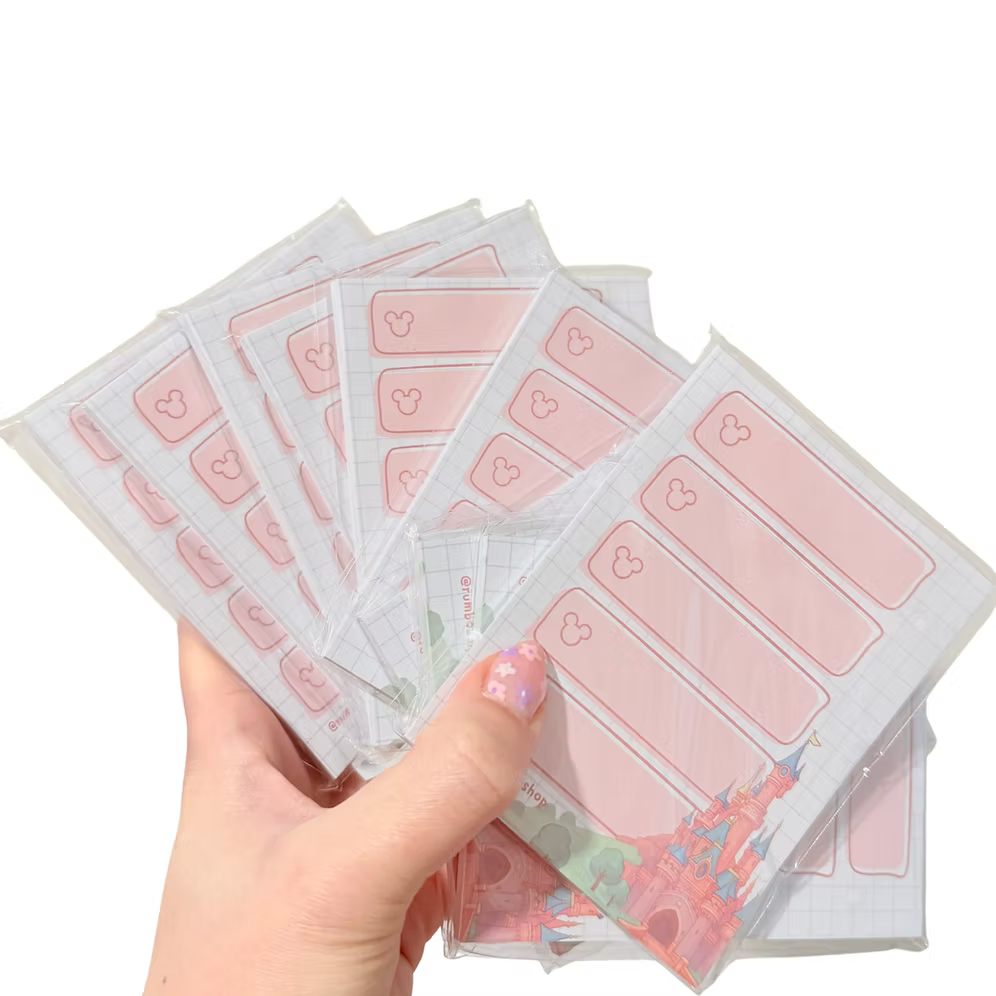 Notas Adhesivas Lista Castillo Disneyland Paris