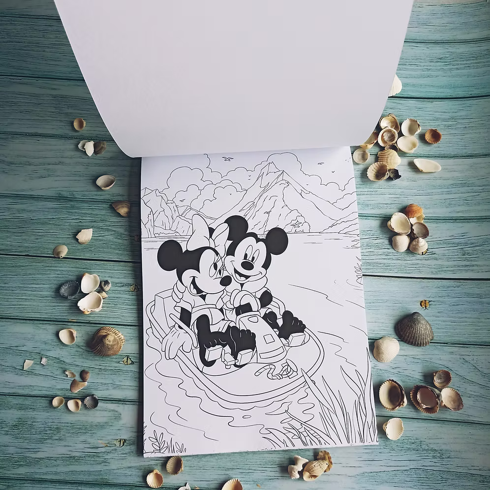 Libro para colorear Mares y océanos Disney Arteterapia