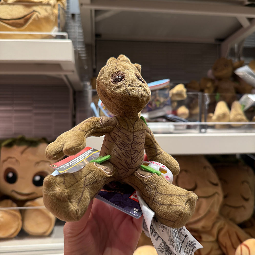 Peluche Groot Marvel hombro Disneyland Paris