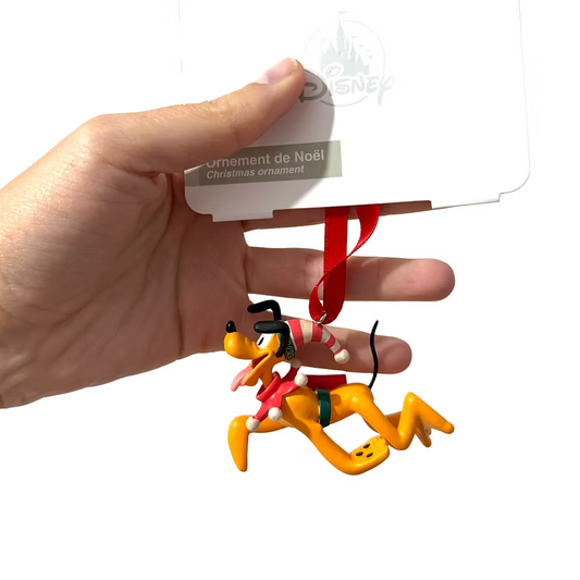 Adorno Pluto Carta Navidad Disneyland Paris