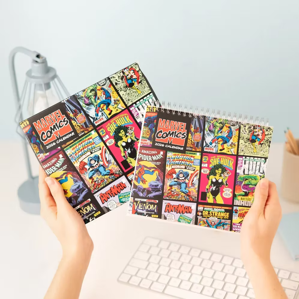 Calendario de escritorio Marvel 2026