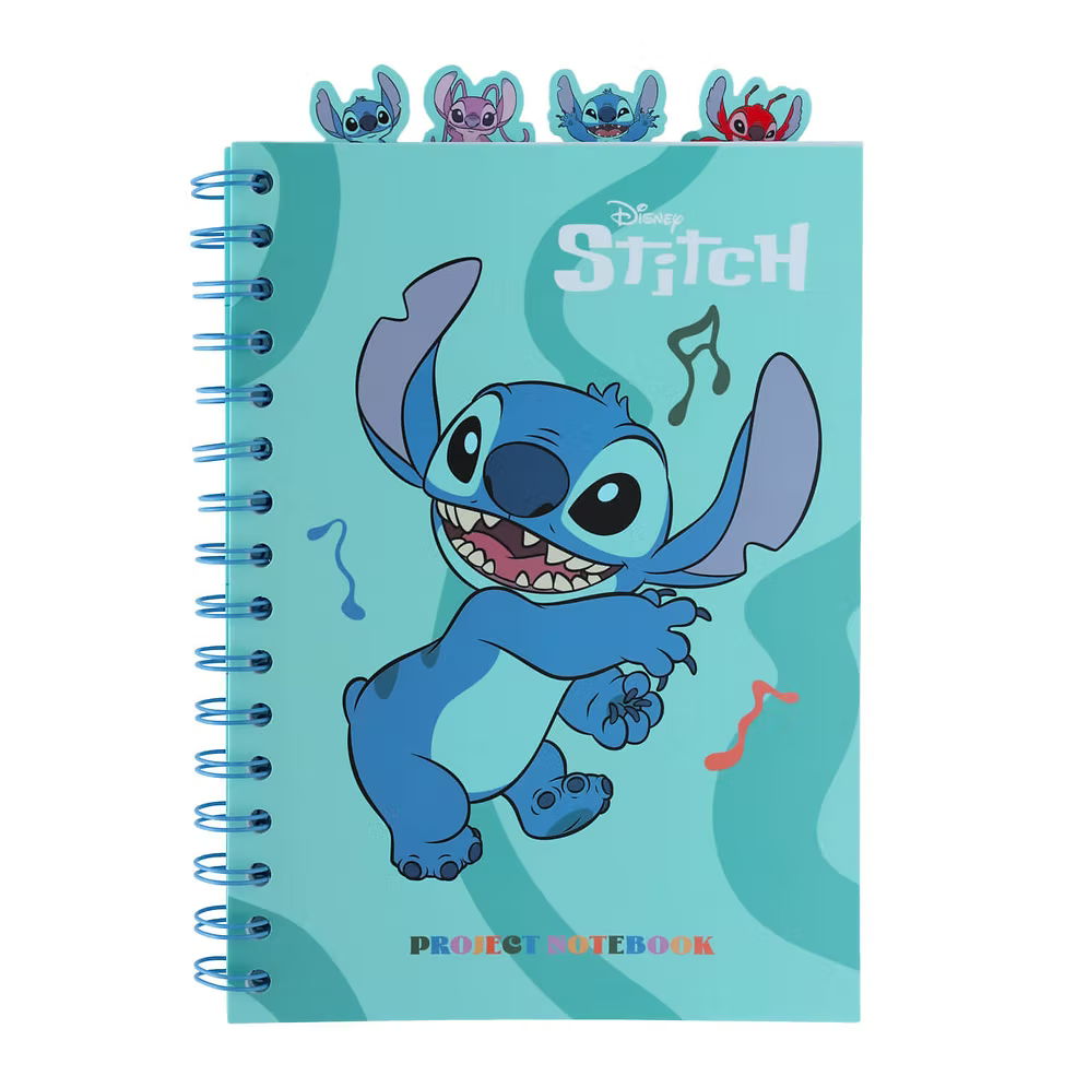 Cuaderno A5 Stitch Waves Disney
