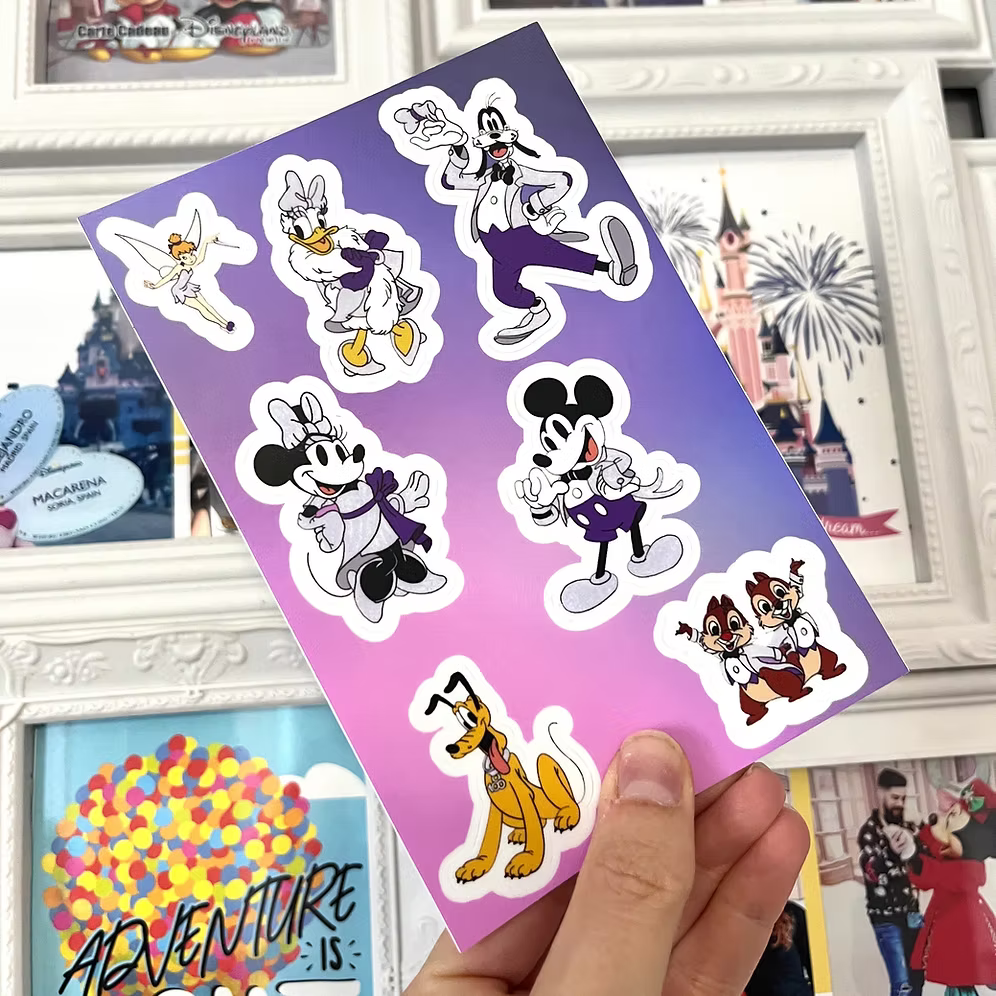 Hoja de Pegatinas 100 Aniversario Disney