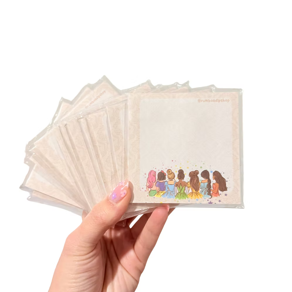 Notas Adhesivas Princesas Amistad