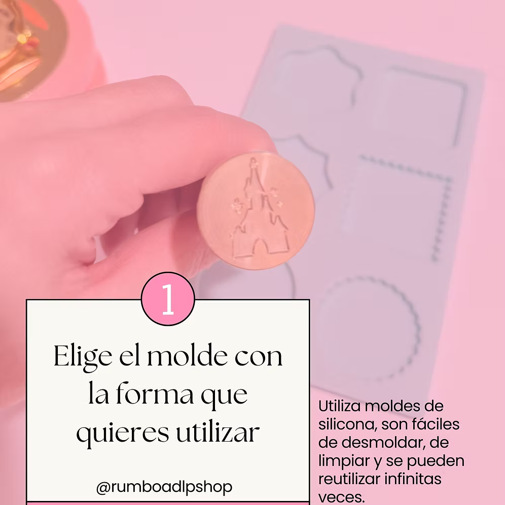 Sello Lacre Corazones Wax Seal
