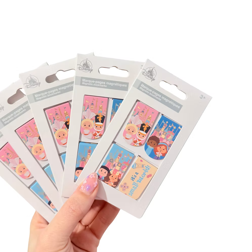 Set 4 Marcapaginas Small World Disneyland Paris