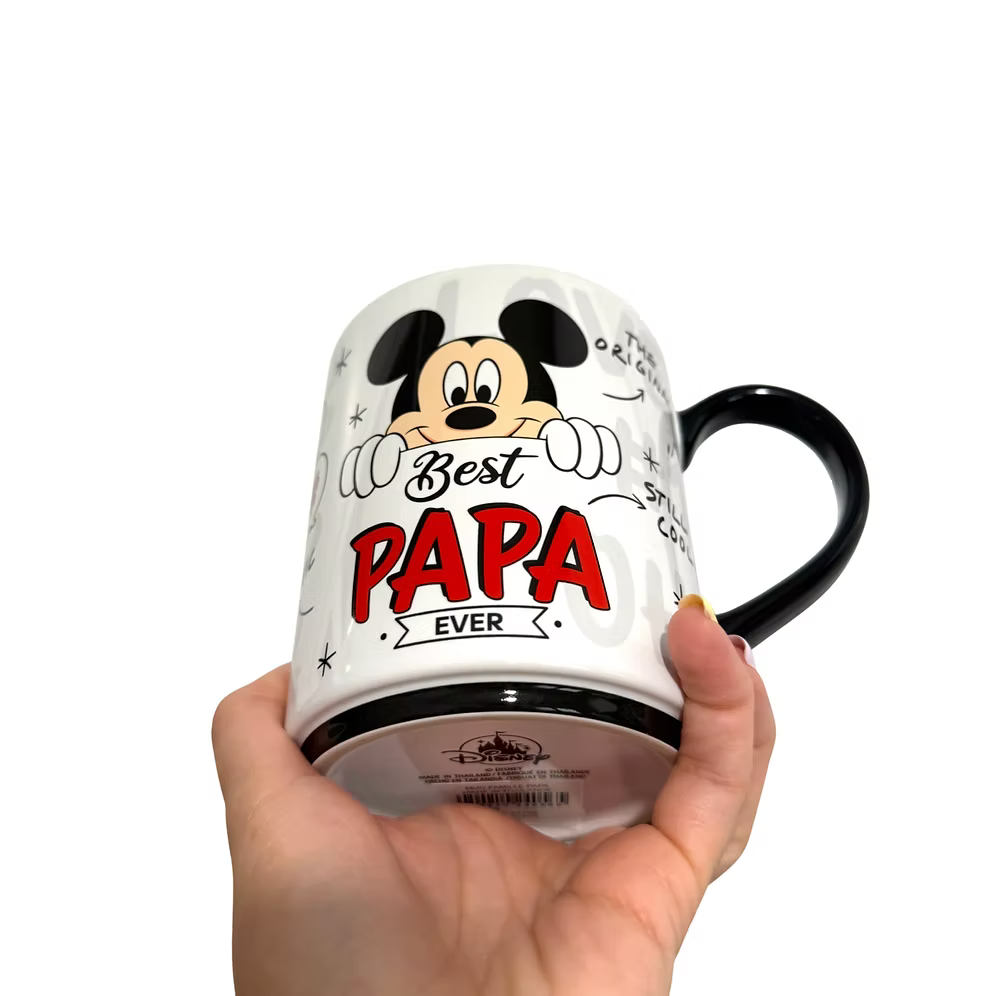 Taza Mickey Mouse Best Papa Castillo Disneyland Paris