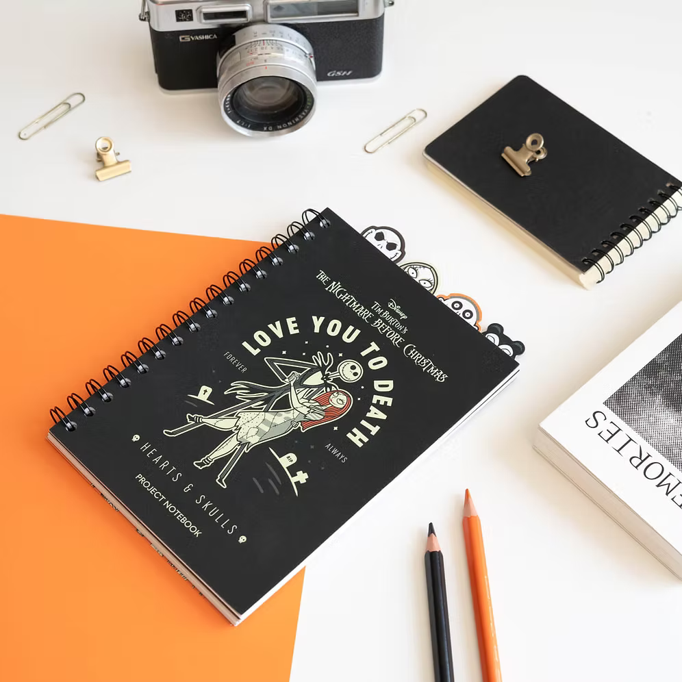 Cuaderno Project Notebook A5 Pesadilla Antes De Navidad Disney