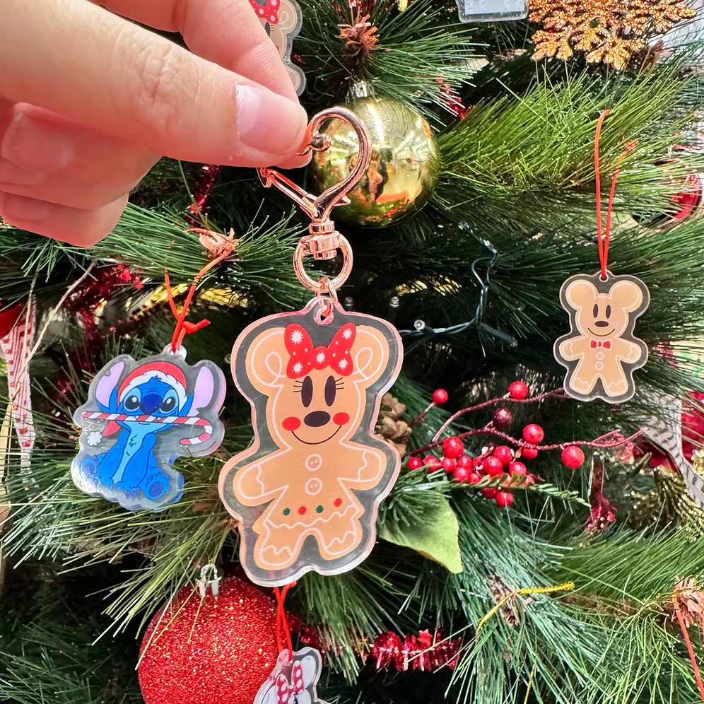 Llavero o adorno galleta Minnie Navidad
