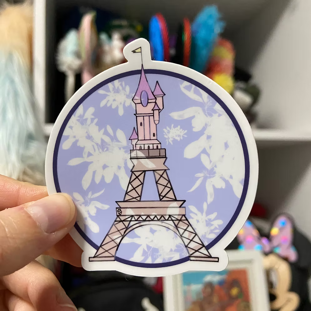 Pegatina Castle DLP Torre Eiffel