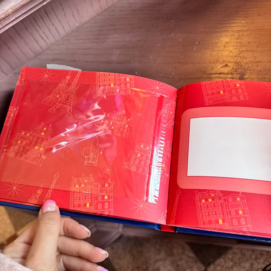 Set Libro de firmas y fotos azul Disneyland Paris