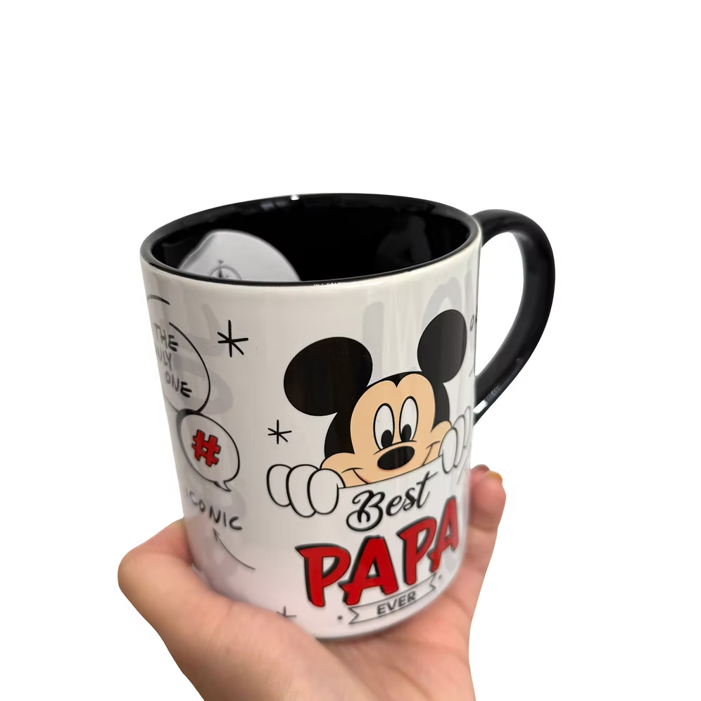 Taza Mickey Mouse Best Papa Castillo Disneyland Paris