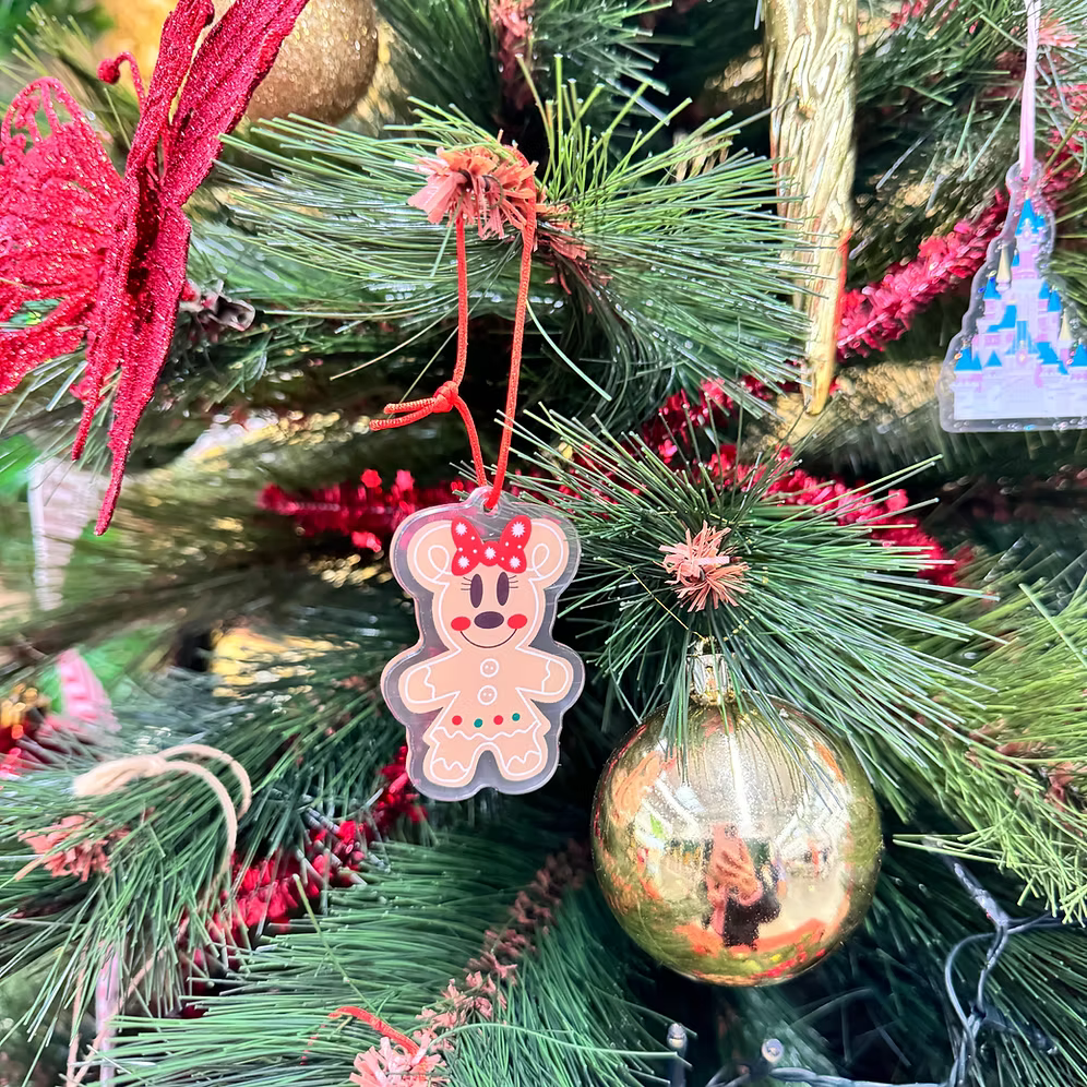 Llavero o adorno galleta Minnie Navidad
