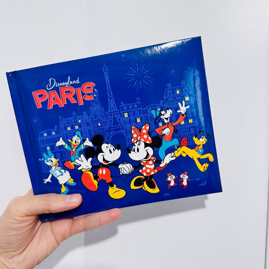 Set Libro de firmas y fotos azul Disneyland Paris