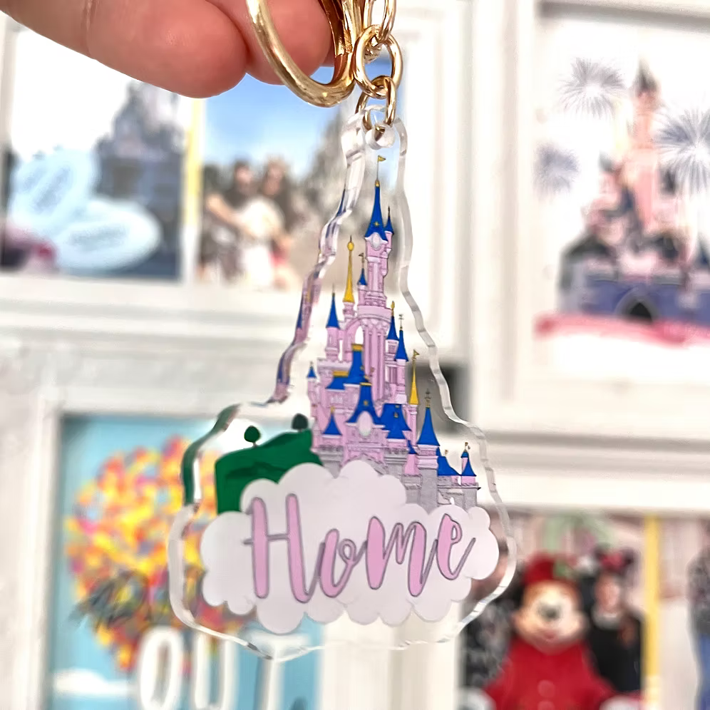 Llavero o adorno Castillo con Magia Home