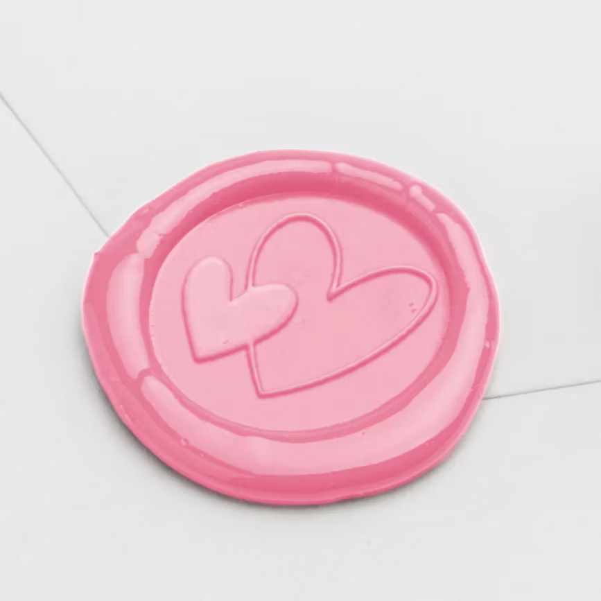 Sello Lacre Corazones Wax Seal
