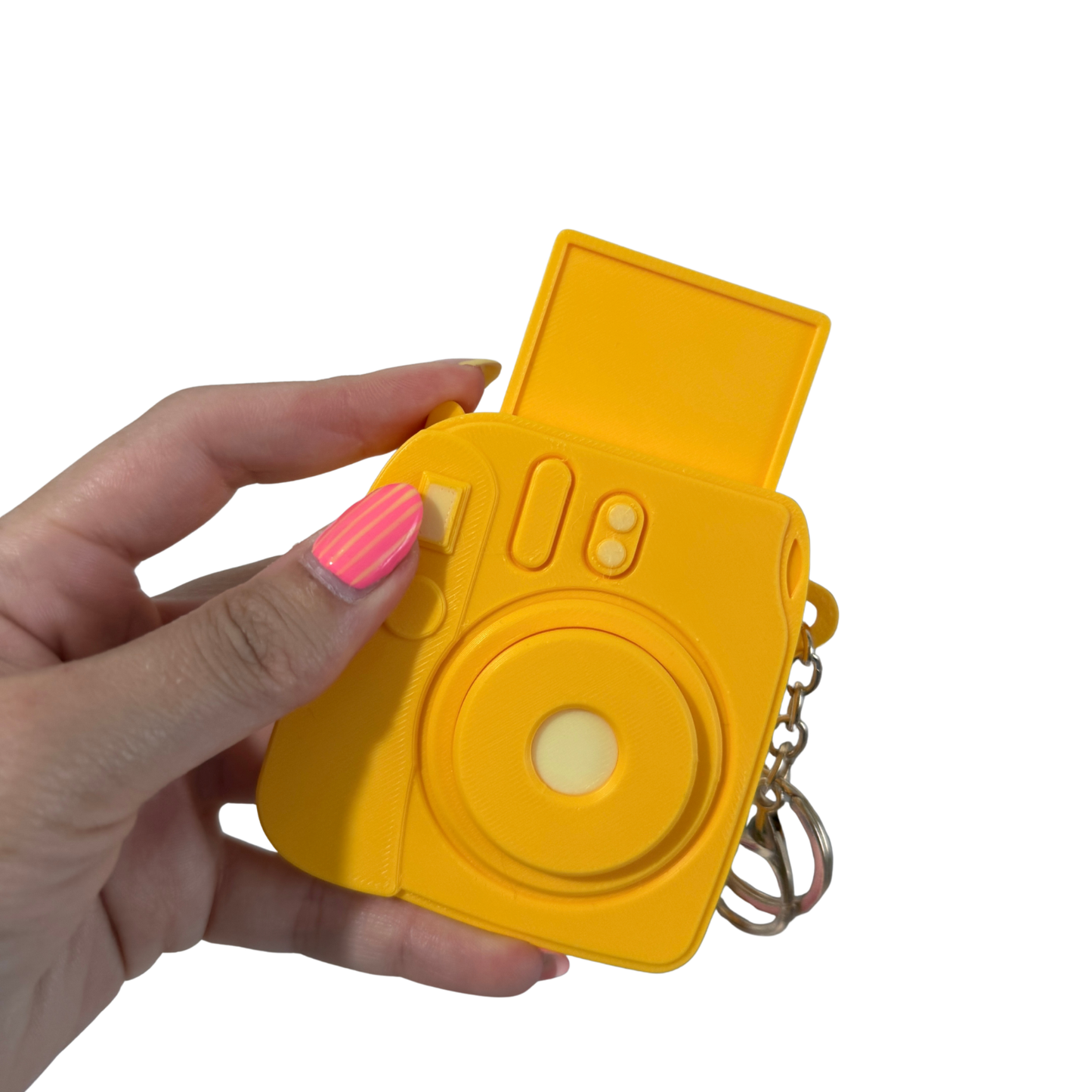 Llavero Personalizado Cámara Polaroid con foto 3D