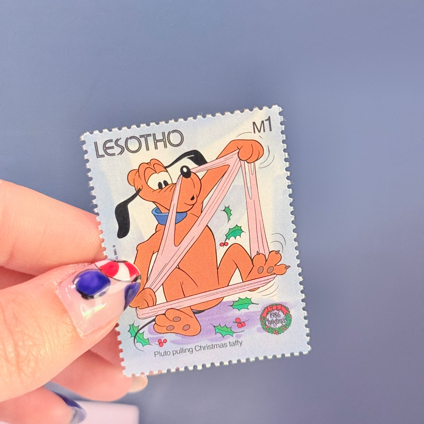 Set 4 sellos Disney Lesotho Mickey Minnie Mouse