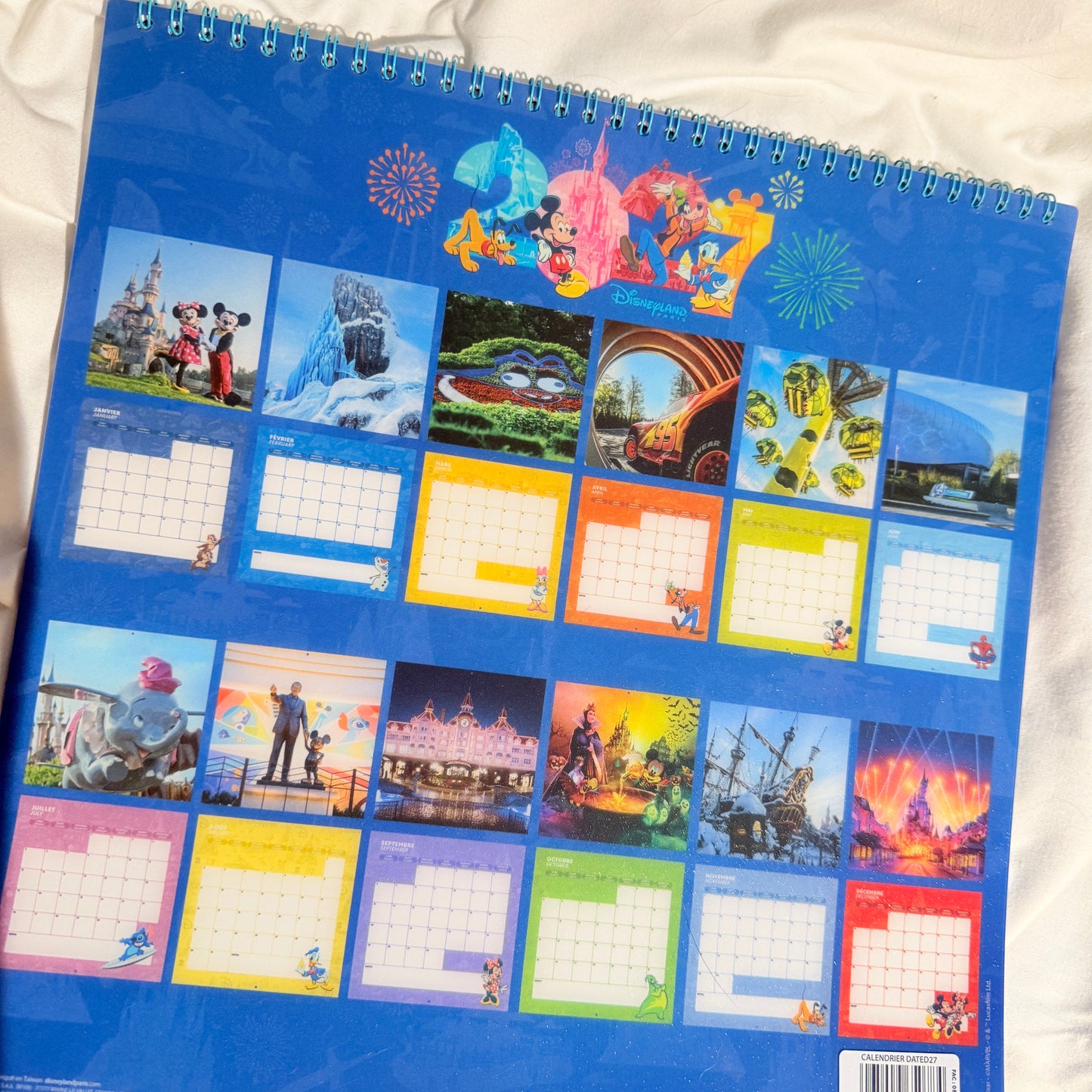 Calendario 2027 Disneyland Paris