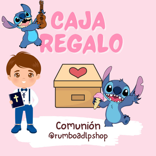 Caja regalo Comunión Stitch Disney