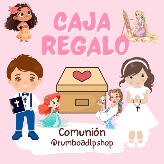 Caja regalo Comunión Princesas Disney