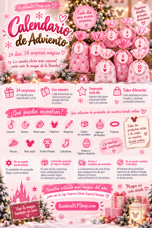 Calendario de Adviento Disney | 24 sorpresas – Rumbo a DLP Shop