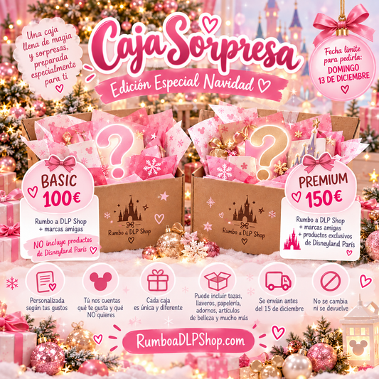 Caja Sorpresa Disney Navidad Personalizada | Rumbo a DLP Shop