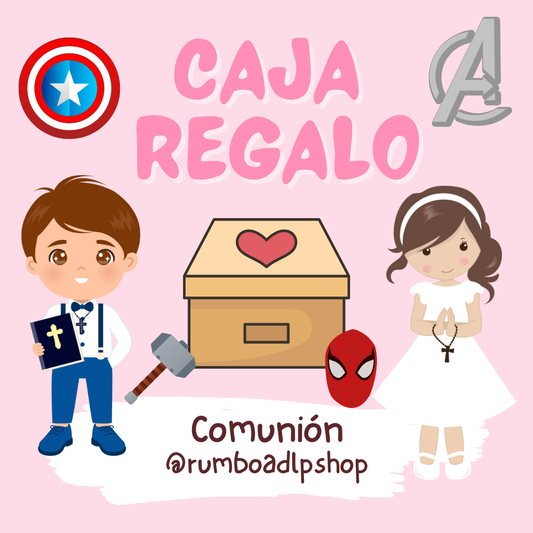 Caja regalo Comunión Marvel