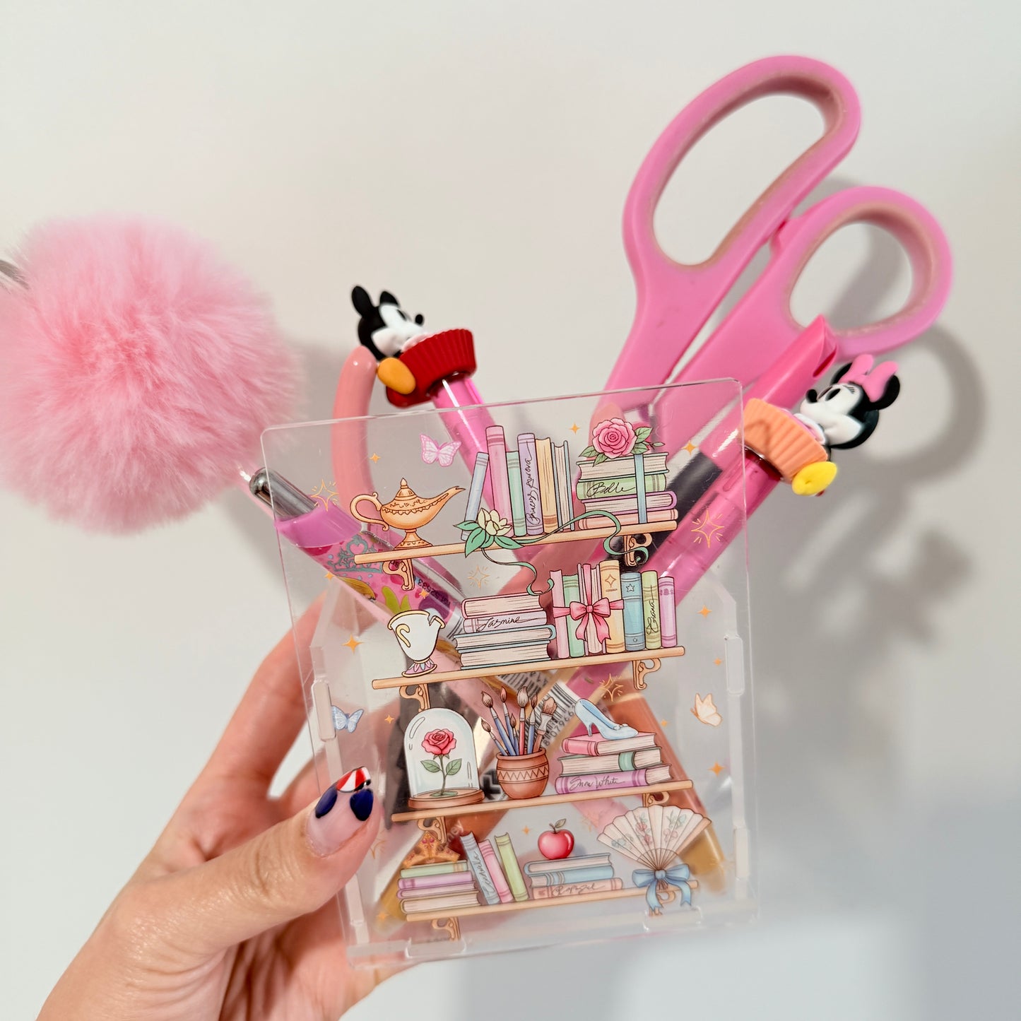 Bote organizador Libreria Princesas Disney