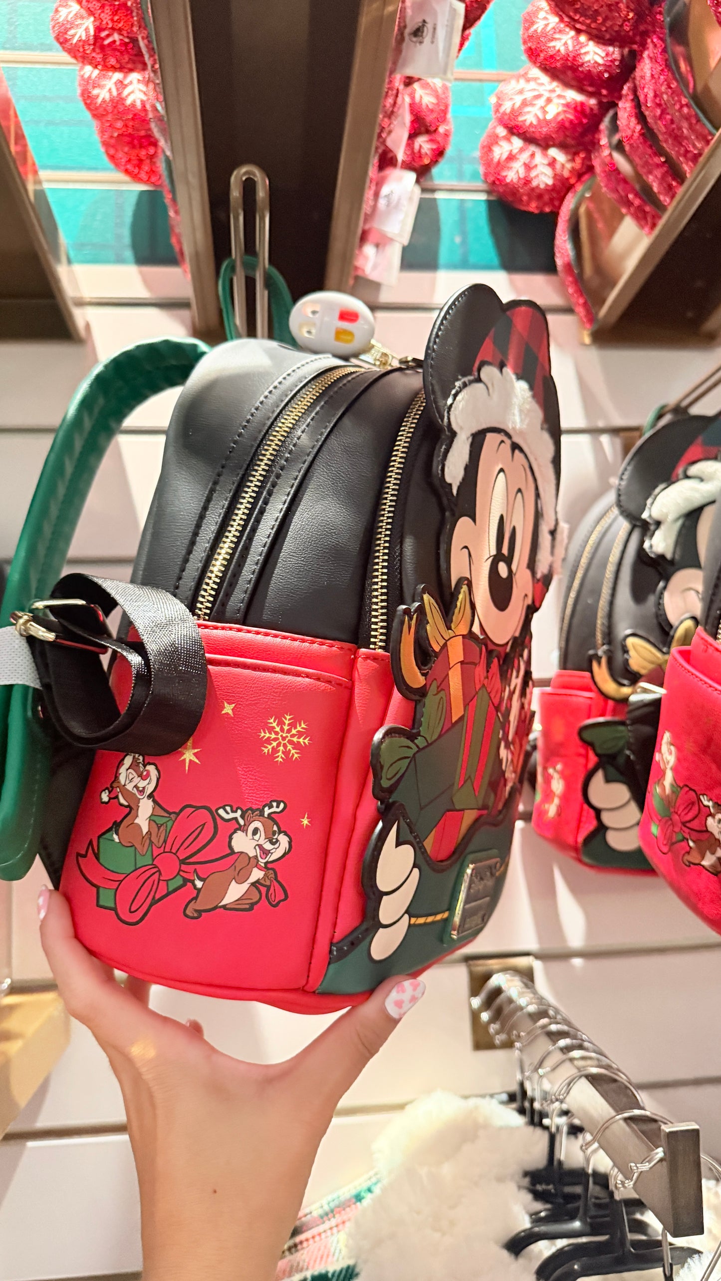 Mochila Loungefly Navidad Disneyland Paris