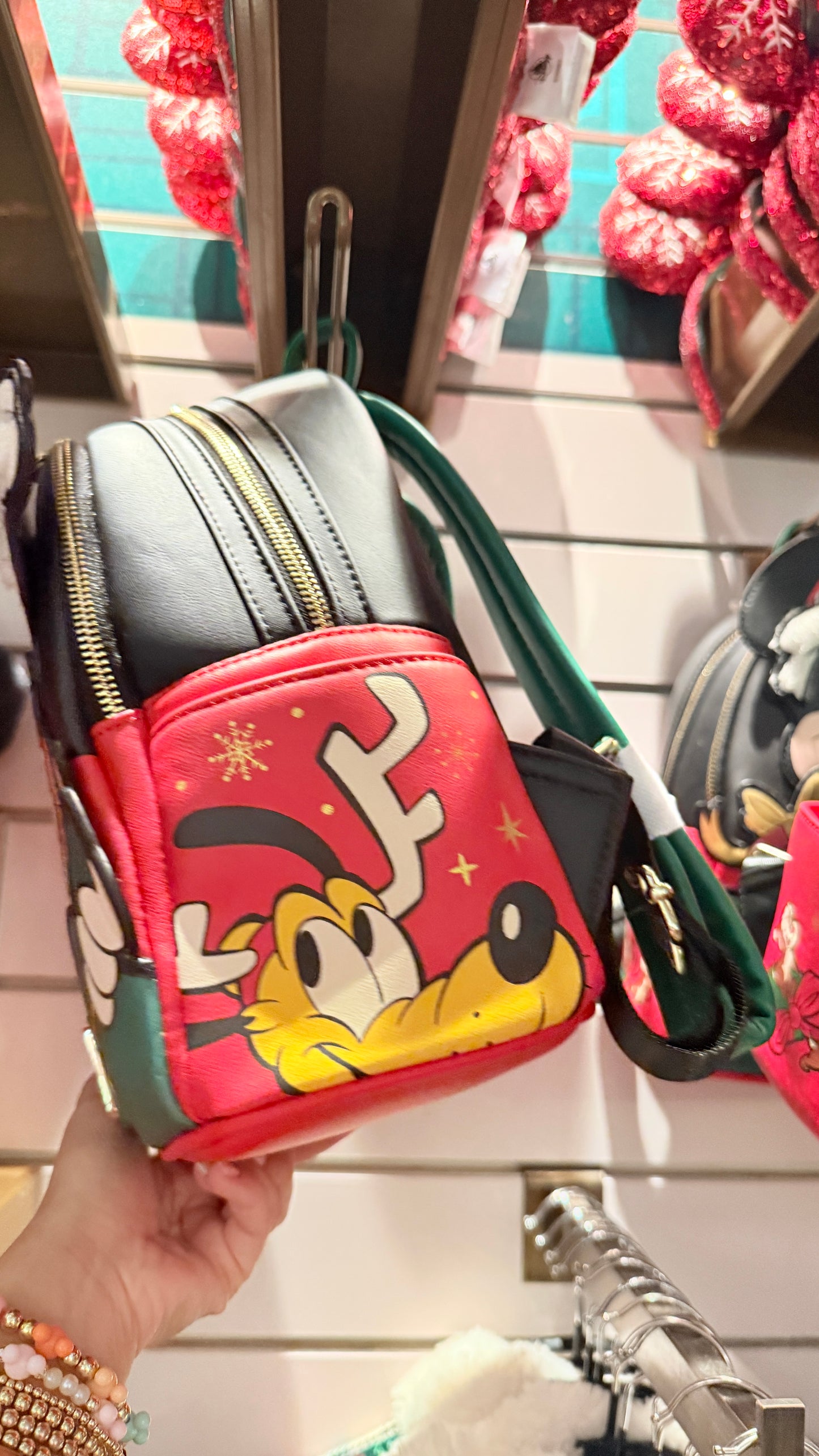 Mochila Loungefly Navidad Disneyland Paris